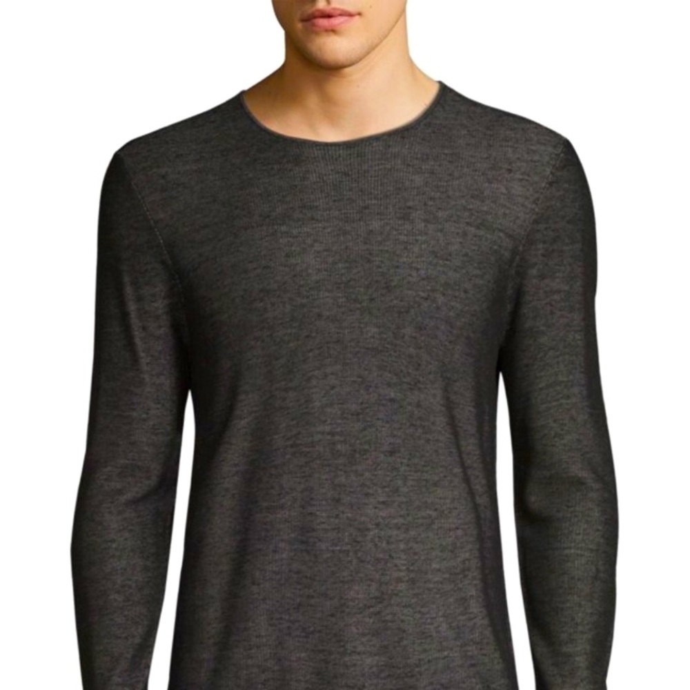 John Varvatos Double Face Crewneck Sweater Sz M